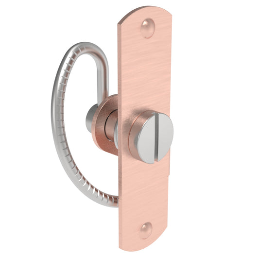 57-10-112-50 | Compression Latch, Self-Adjusting, Steel, Copper Plated, Bright