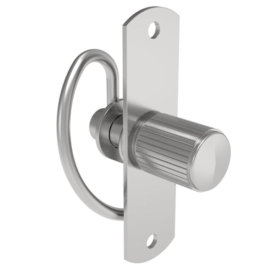 57-10-201-10 | Compression Latch, Self-Adjusting, Steel, Zinc Plated, Bright