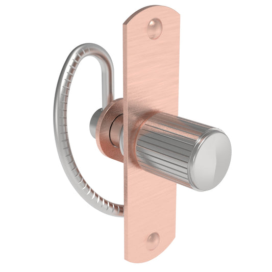 57-10-212-50 | Compression Latch, Self-Adjusting, Steel, Copper Plated, Bright