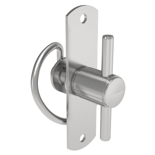 57-10-301-10 | Compression Latch, Self-Adjusting, Steel, Zinc Plated, Bright