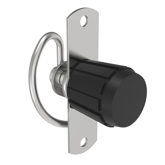 57-30-401-10 | Compression Latch, Self-Adjusting, Steel, Zinc Plated, Bright
