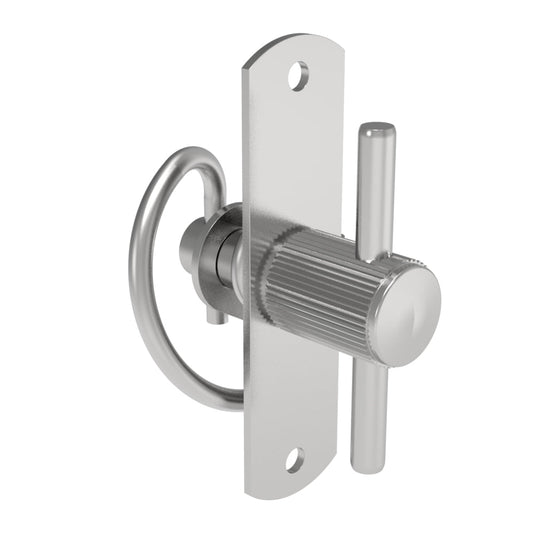 57-40-301-10 | Compression Latch, Self-Adjusting, Steel, Zinc Plated, Bright
