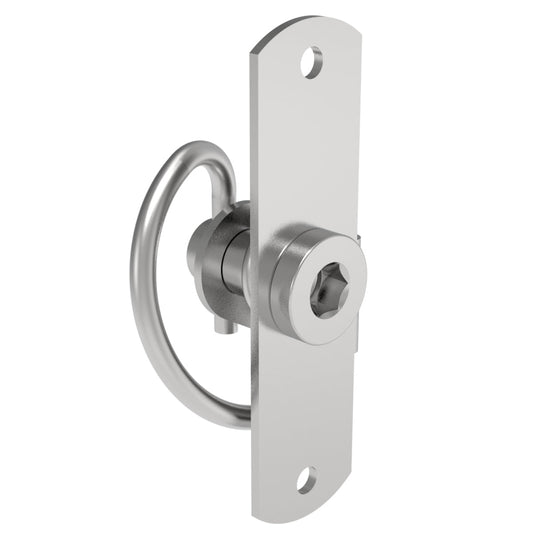 57-40-801-10 | Compression Latch, Self-Adjusting, Steel, Zinc Plated, Bright