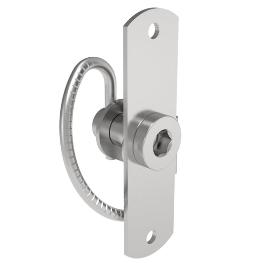 57-40-811-10 | Compression Latch, Self-Adjusting, Steel, Zinc Plated, Bright