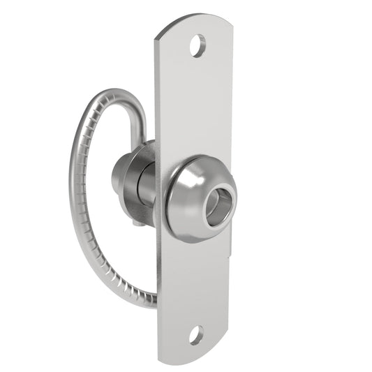 57-T-10 | Compression Latch, Self-Adjusting, Steel, Zinc Plated, Bright