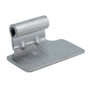 F6-904 | Removable Hinge Frame Leaf, Flat Style, Weld Mount, Steel, Zinc Plate, Bright chromate
