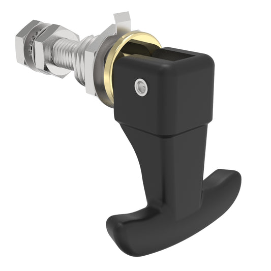 N2-2-100-01-5 | Compression Latch, Lift & Turn, Steel, Powder Coat, Black