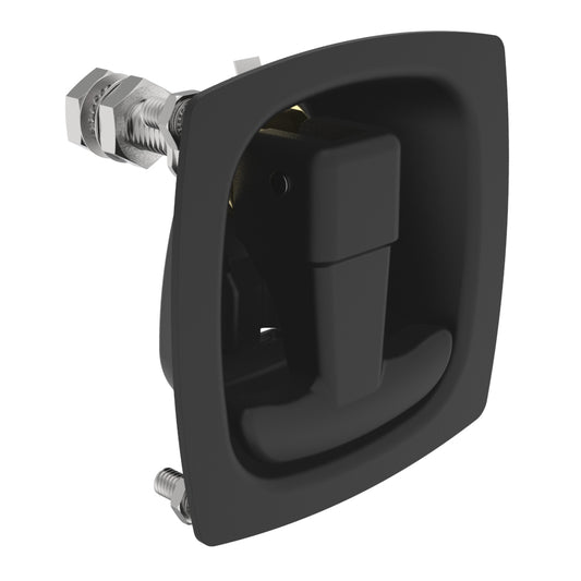 N2-2-300-01-5 | Compression Latch, Lift & Turn, Steel, Powder Coat, Black