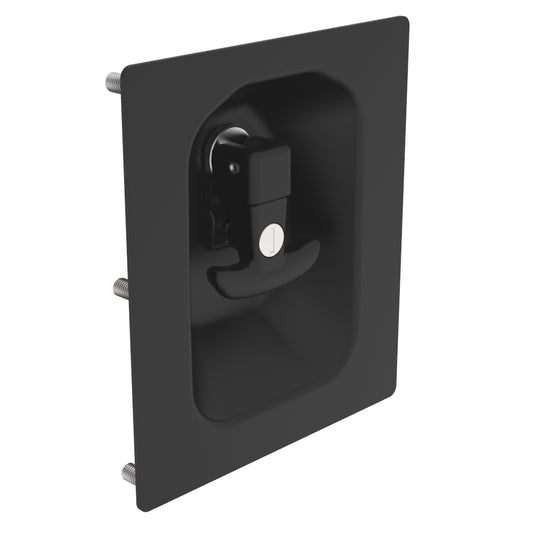 N2-2-701-01-5 | Compression Latch, Lift & Turn, Steel, Powder Coat, Black