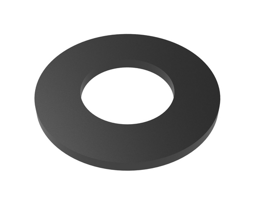 RETAINER PUSH ON BLACK NYLON