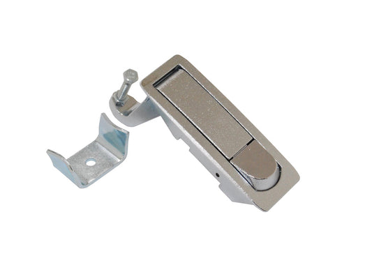 C2 Lever Latch, 23mm-46mm (.91-1.81) Grip Range, Non Locking w/Raised Trigger, Textured Chrome