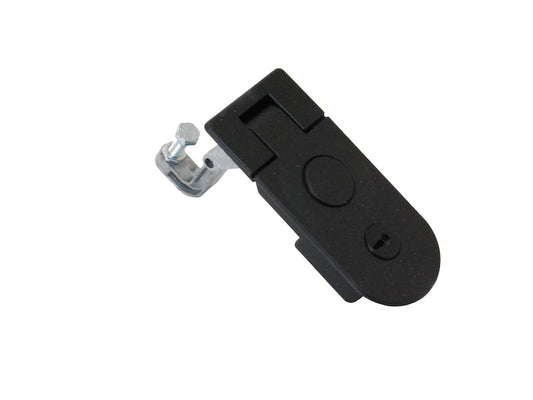 C5 Lever Latch, key locking, 29-45mm Grip, Black Powder Coated