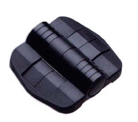 C6-8 Detent Hinge, black plastic
