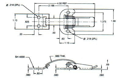 CH-4000 Series Draw Latches