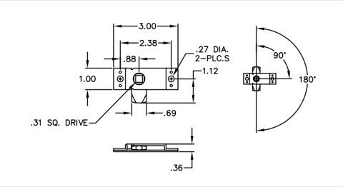 Universal Compartment Latch