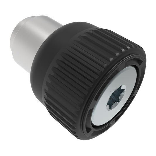 47-10-248-50 | Captive Screw, 6-32 Thread, Flare-in, TORX®, Knurled Black Knob