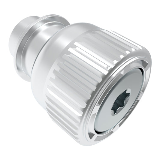 47-81-650-10 | Captive Screw, M6 X 1.0, Floating, Torx®, Knurled Bright Knob