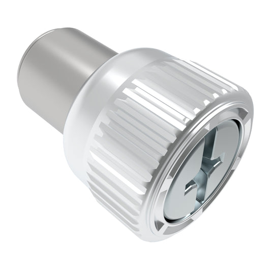 47-60-581-20 | Captive Screw, 10-32 Thread, Press-in, Phillips/Slot Combination, Knurled Bright Knob
