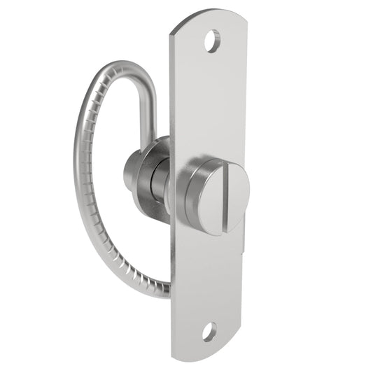 57-10-111-10 | Compression Latch, Self-Adjusting, Steel, Zinc Plated, Bright
