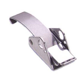 97-50-331-12 | Over-center Draw Latch Medium Size, Handle Tab Up, Exposed Keeper (single hole with locating lug), Steel, Powder Coat