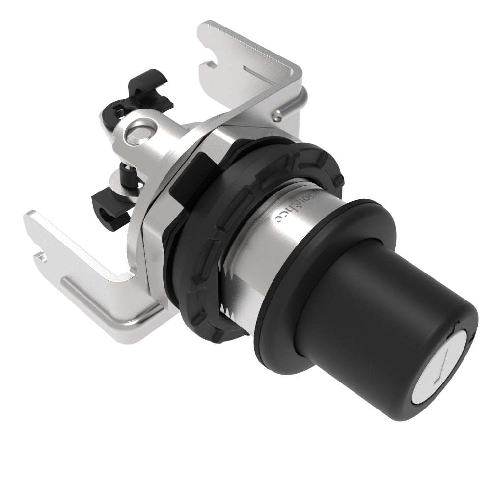 AC-30-111-31 | Actuator, Single or Multi Point, with Cable Bracket, Push Button, Locking, Reversible R001 (Keys Not Included), Nylon, Black
