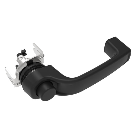 AC-40-103-21 | Actuator, Single or Multi Point, with Cable Bracket, Push Button Handle, Non-Locking, Nylon, Black