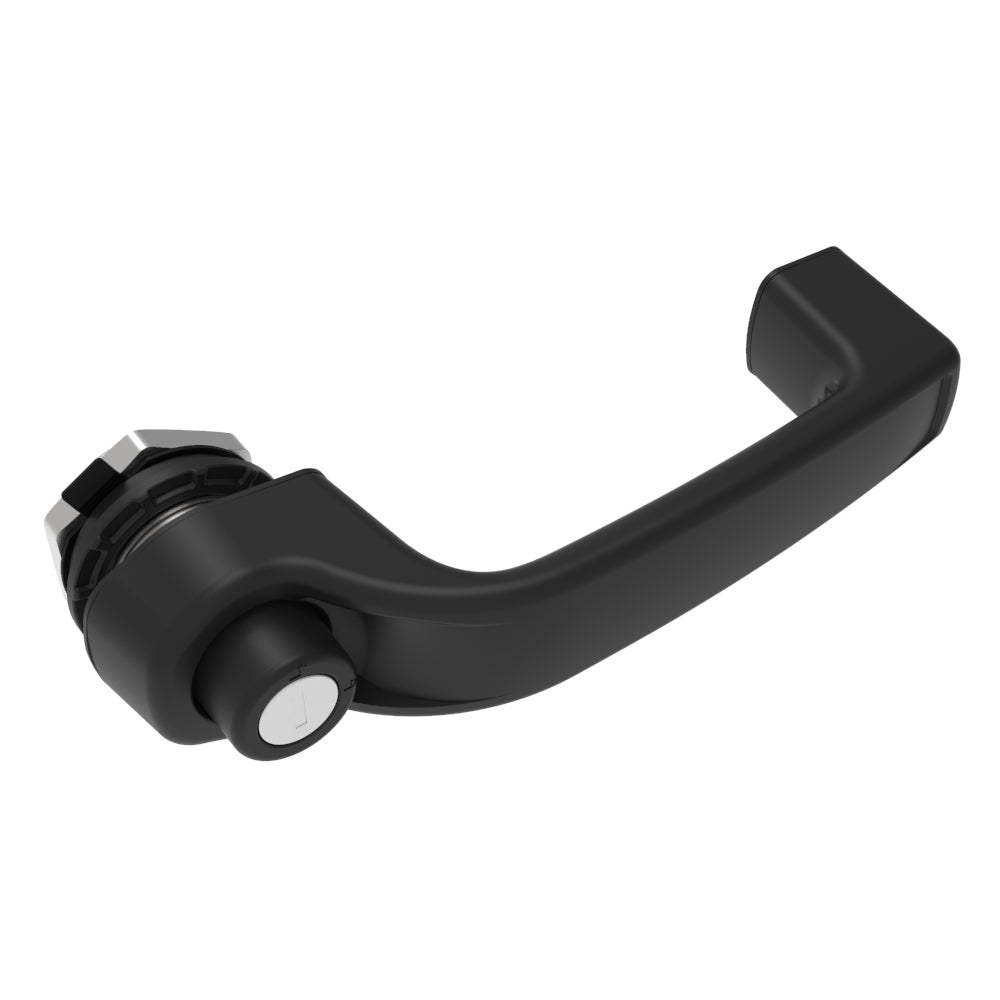 AC-40-351-21 | Actuator, Single Point, Direct Push, Push Button Handle, CH 751 Key (2 Keys Included), Nylon, Black