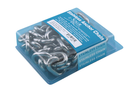 C0132-1005 | STAINLESS CHAIN PRE-PACK 3/16", 10' LONG, 316L SS