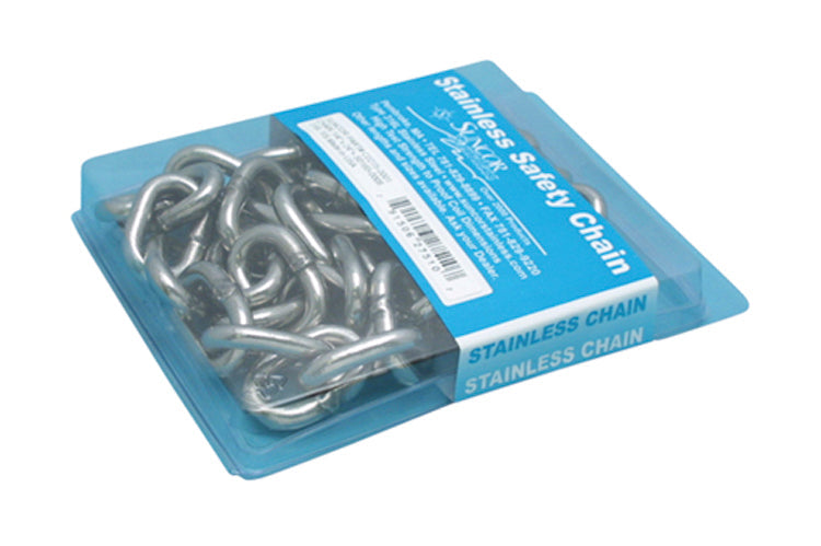 C0275-0001 | TRAILER SAFETY CHAIN 1/4" X 24", 316L