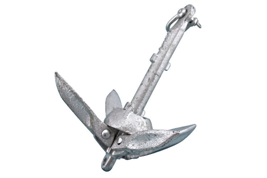 G8003-MKII | FOLDING GRAPNEL ANCHOR 3 LB, GALV CAST IRON