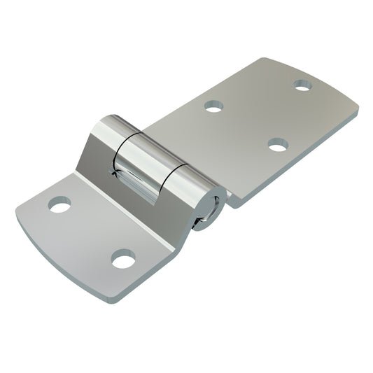 N6-DHIM-10550-CH | Surface Mount Hinge, 105 mm size, with Mounting Holes, Steel, Chrome Plated