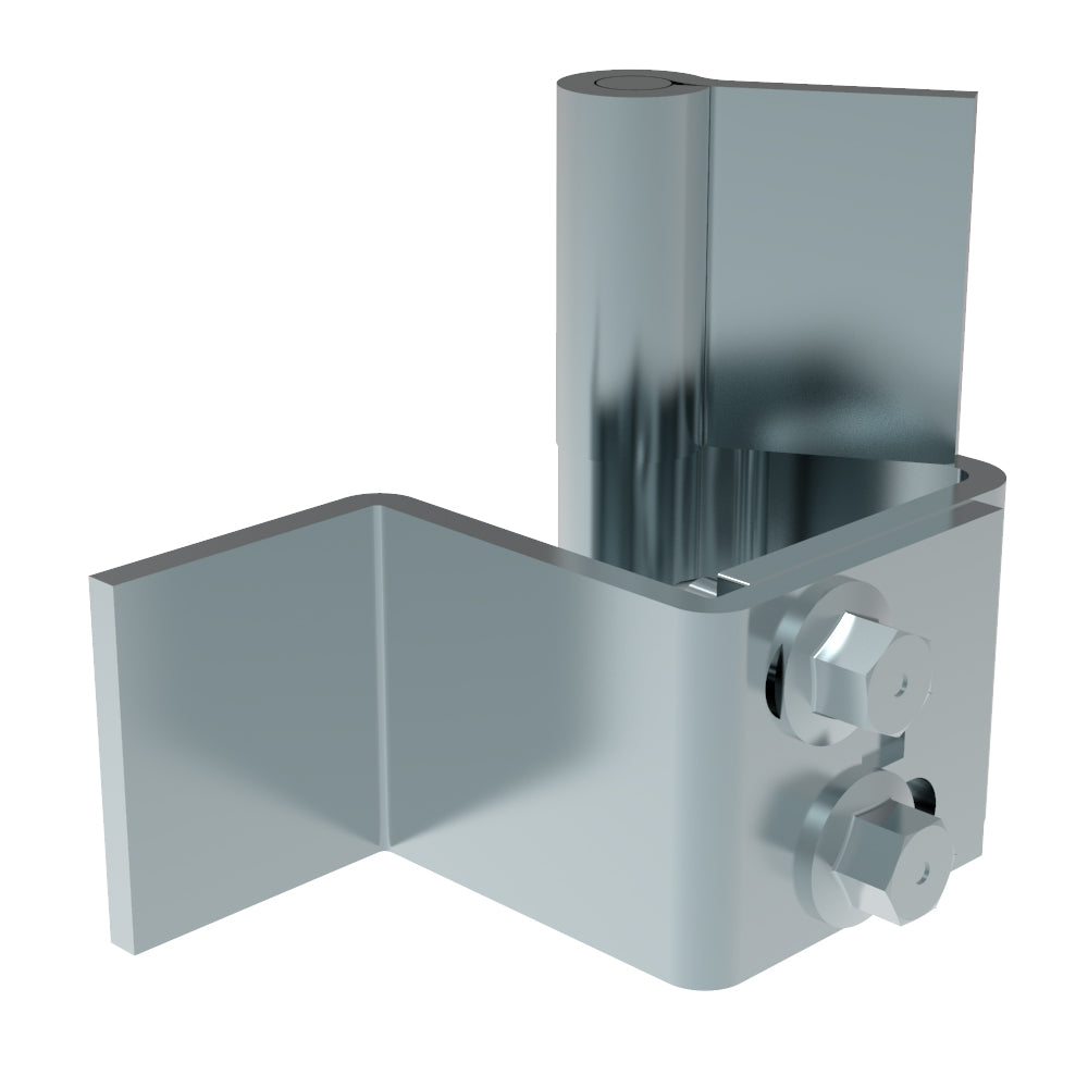 N6-DHIM-4040F | Removable Concealed Hinge, Concealed Assembly, Steel, Blue Zinc