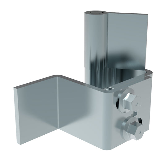 N6-DHIM-4040F | Removable Concealed Hinge, Concealed Assembly, Steel, Blue Zinc