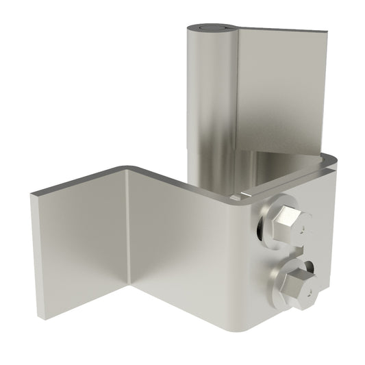 N6-DHIM-4040F-SS | Removable Concealed Hinge, Concealed Assembly, Stainless Steel, Electropolished