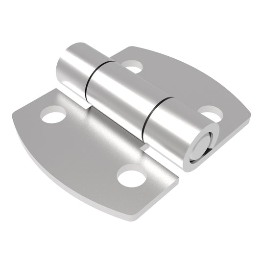 N6-DHIM-7036-SS | Surface Mount Hinge, 68 mm size, with Mounting Holes, Stainless Steel, Electro polished