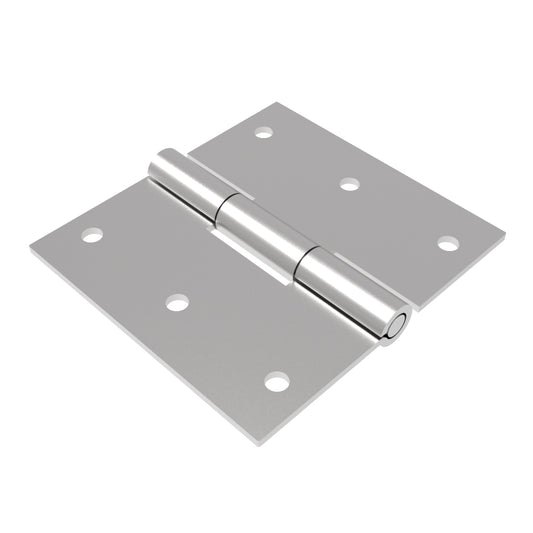 N6-DHIM-75-40-2-SS | Surface Mount Hinge, 75 mm size, with Mounting Holes, Stainless Steel, Electro polished