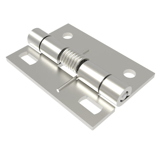 N6-DHSM-6346-SS | Hinge, Small Leaf, Large Leaf, 62.5 mm (2.50 in) Long, Stainless Steel, Electro Polished