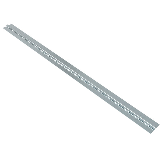 N6-DMCH-25-1000602 | Piano Hinge, 1000 mm size, without Mounting Holes, Steel, Blue Zinc Plated