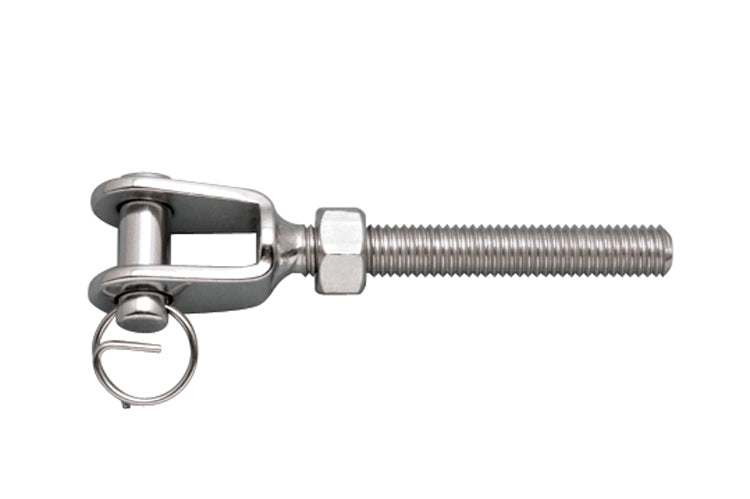 P0780-RJ10 | TURNBUCKLE JAW RH UNF 3/8", 316 SS