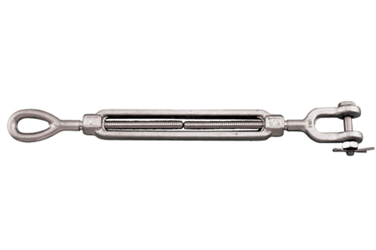 S0109-JE16-DR | TURNBUCKLE JAW & EYE FS 5/8"X6" W/NUTS 316-NM