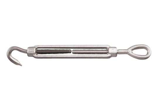 S0110-HE10 | TURNBUCKLE HOOK & EYE FS 3/8"X6" 316-NM