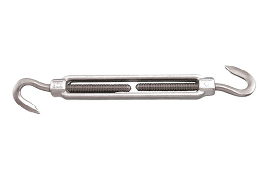 S0111-HH10 | TURNBUCKLE HOOK & HOOK FS 3/8"X6" 316-NM
