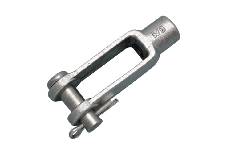 S0113-LC05 | YOKE END THREADED UNC LH W/PIN, 3/16" 316-NM