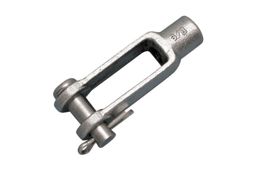 S0113-RC08 | YOKE END THREADED UNC RH W/PIN, 5/16" 316-NM