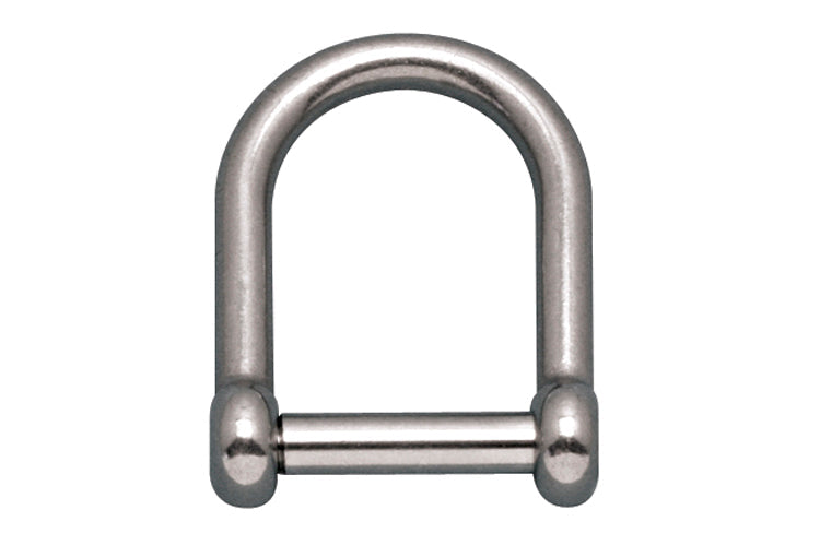 S0114-NS10 | WIDE D SHACKLE NO SNAG 3/8", 316 SS