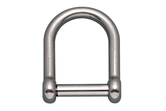 S0114-NS12 | WIDE D SHACKLE NO SNAG 1/2", 316 SS