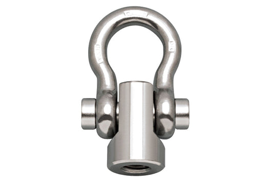 S0116-HD10 | ANCHOR BASE W/SHACKLE 3/8" 1/2"-13 UNC 316 SS