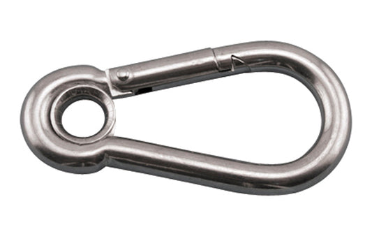 S0121-0070 | SPRING CLIP W/ EYE 9/32" X 2-3/4", 316 SS