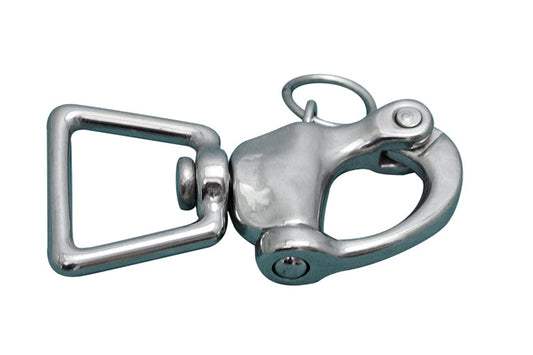 S0153-0002 | SWIVEL SNAP SHACKLE W/WEB CLIP 3-1/2", 316SS