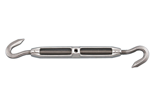 S0154-HH20 | TURNBUCKLE HOOK & HOOK 3/4", 316 SS